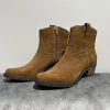 APPLE OF EDEN Brown Cowboy Boots