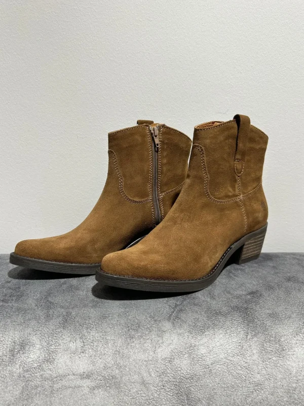 APPLE OF EDEN Brown Cowboy Boots