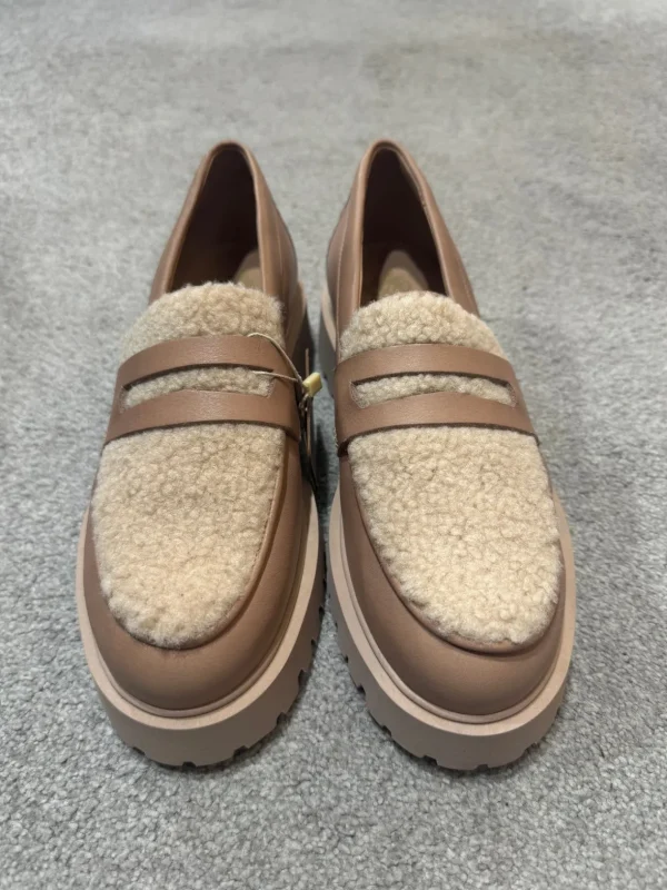 APPLE OF EDEN Cappuccino Fluffy Loafers