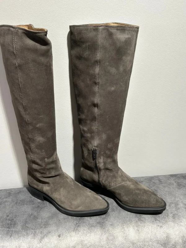 COPENHAGEN Grey Knee High Boots