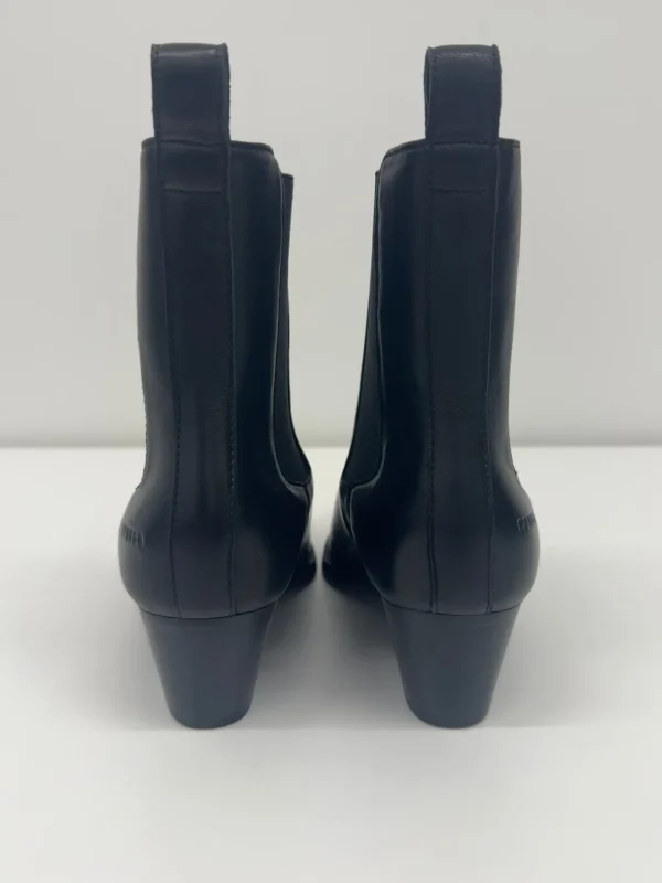 COPENHAGEN Smooth Black Ankle Boot