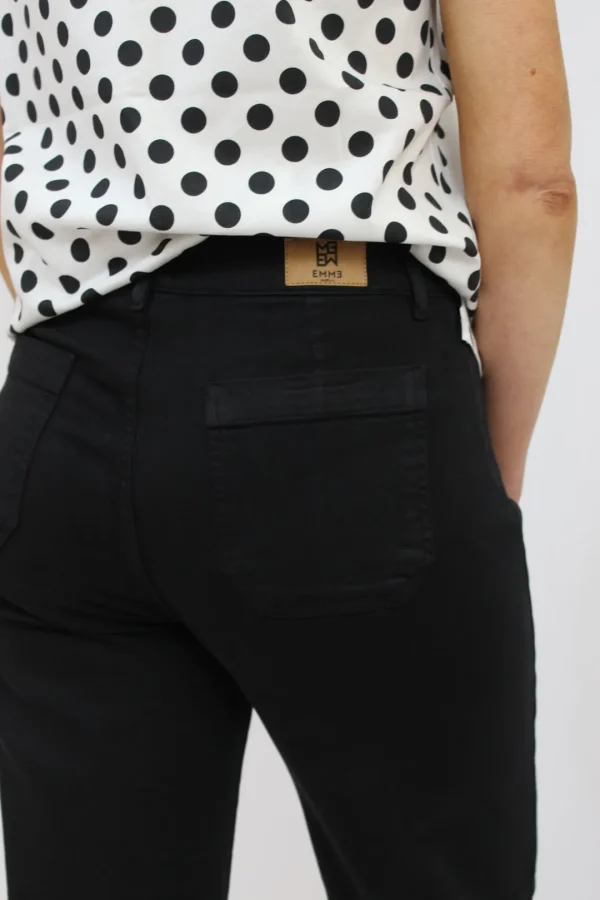 EMME Black Trousers With Patch Pocket