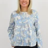 EMME Blue Floral Blouse