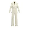 EMME Cream Pinstriped Full Piece Suit