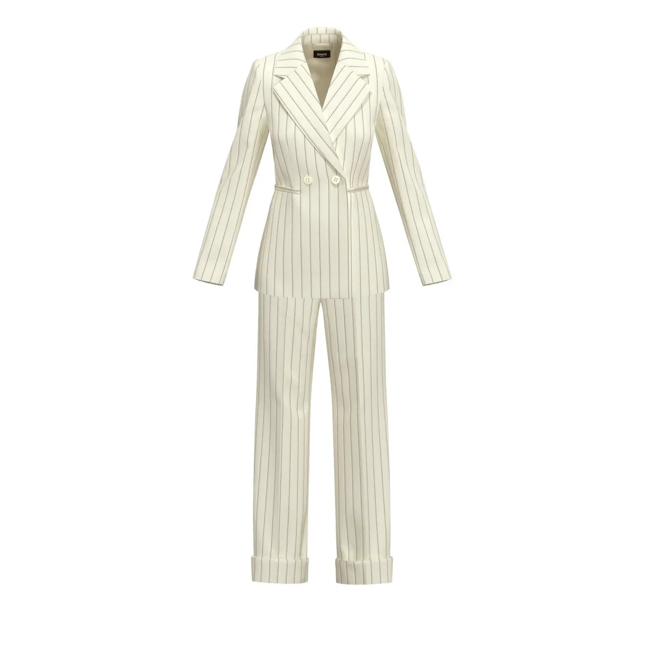 emme_cream_pinstriped_ful_0.webp EMME Cream Pinstriped Full Piece Suit