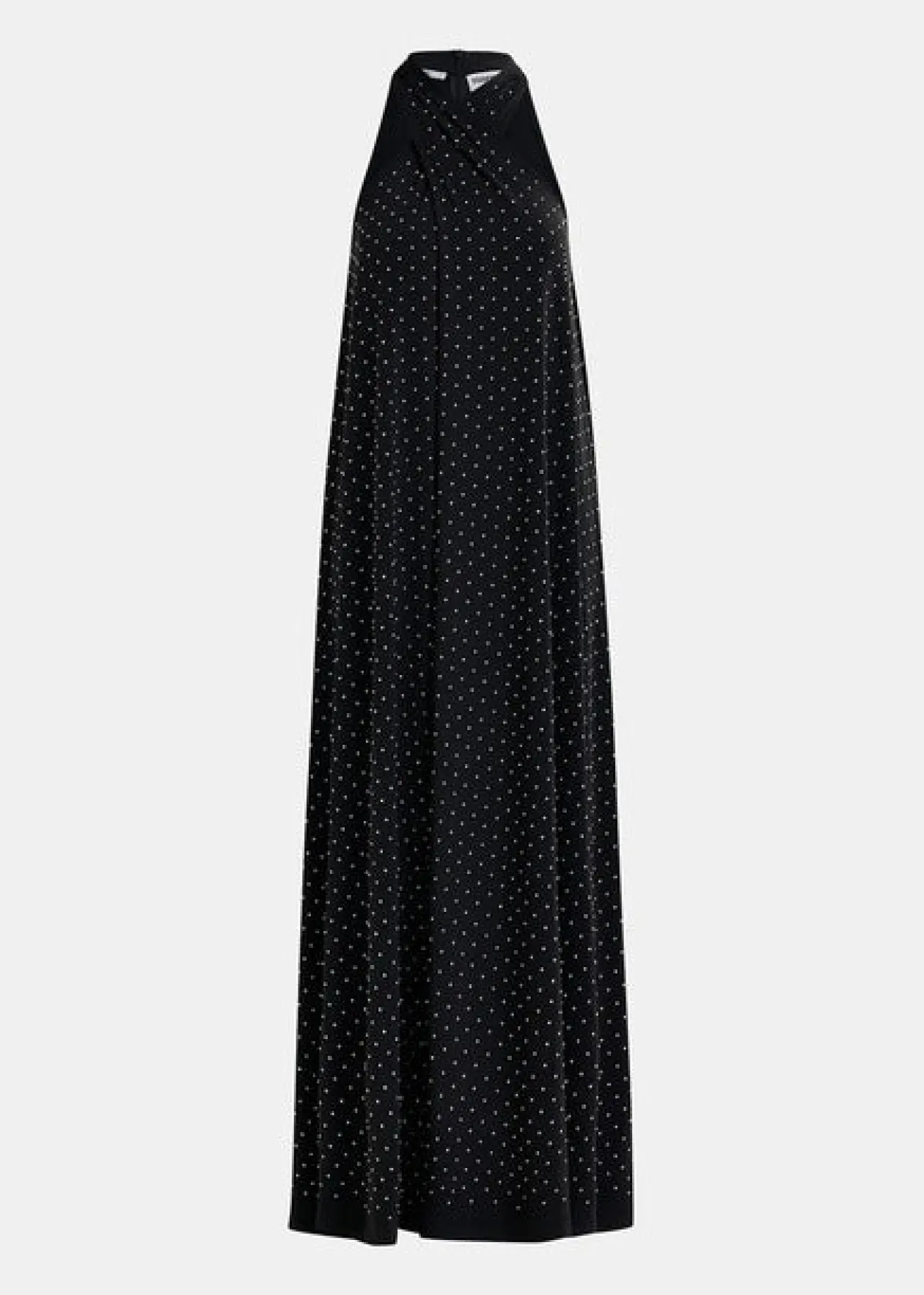 essentiel_black_halter_ne_4.webp ESSENTIEL Black Halter Neck Maxi-Length Dress