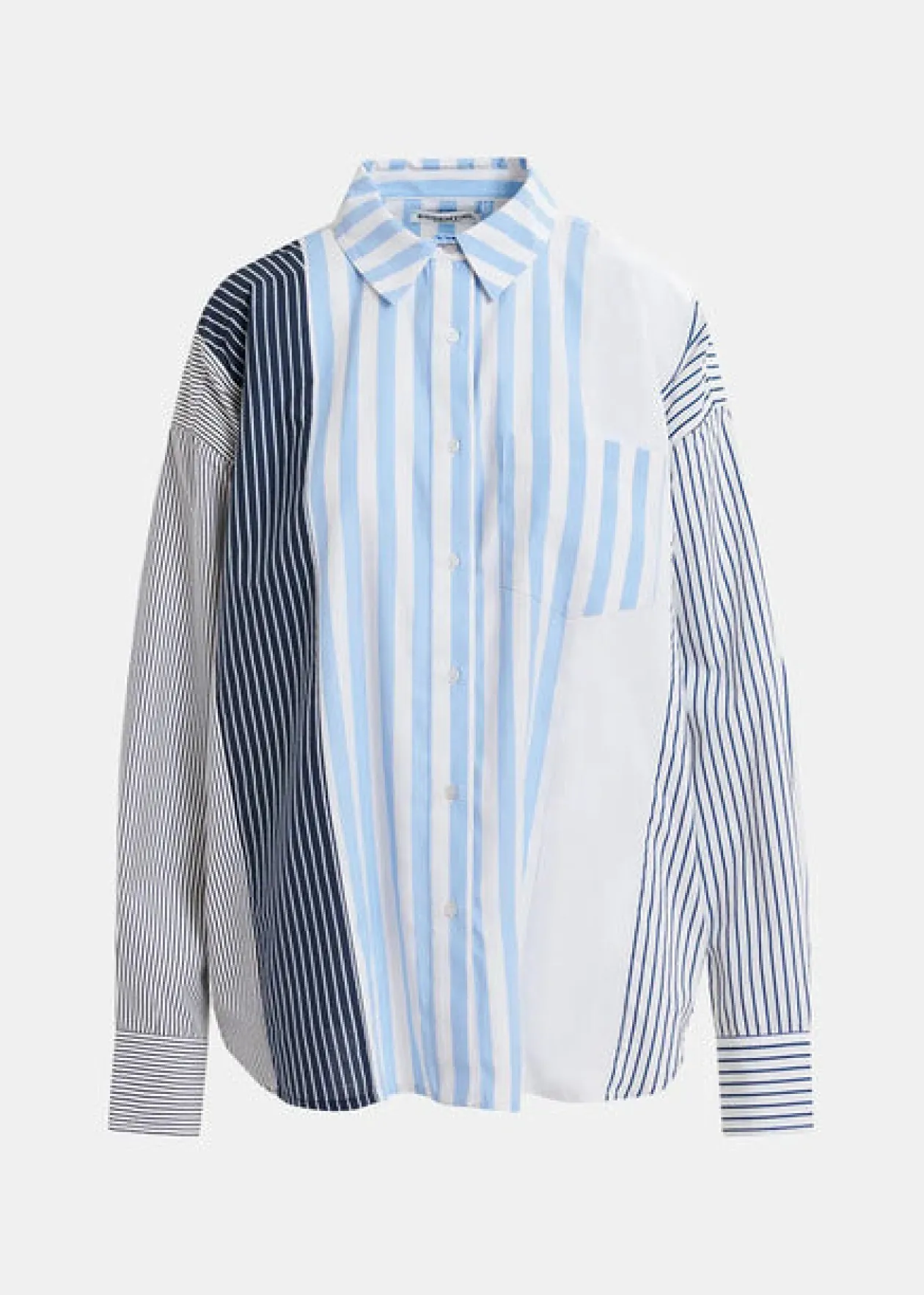 essentiel_blue_amp_white__4.webp ESSENTIEL Blue & White Stripe Shirt