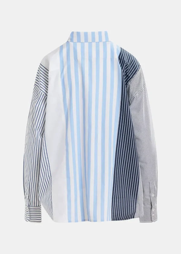 ESSENTIEL Blue & White Stripe Shirt