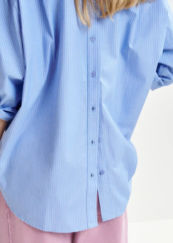 ESSENTIEL Blue Pinstripe Shirt
