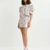 ESSENTIEL Floral Jacket With Puffed Sleeves