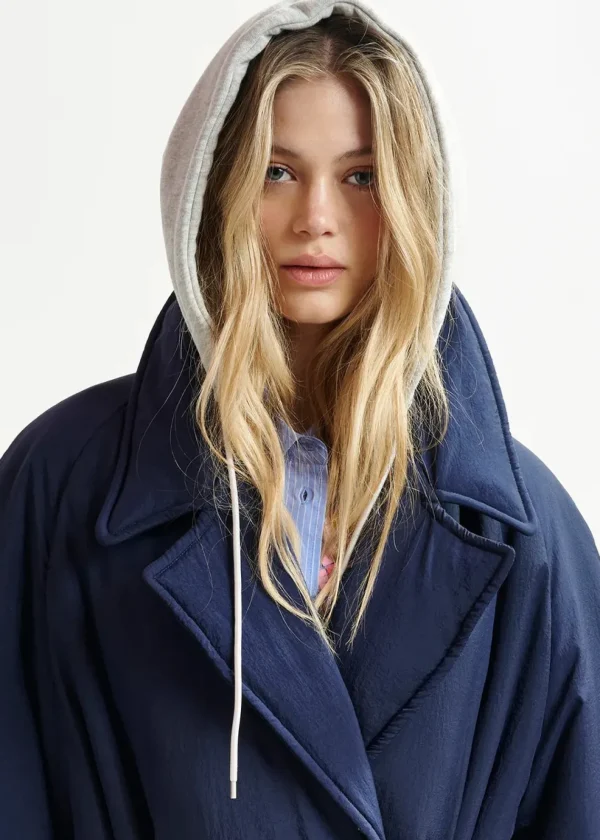 ESSENTIEL Navy Rain Coat