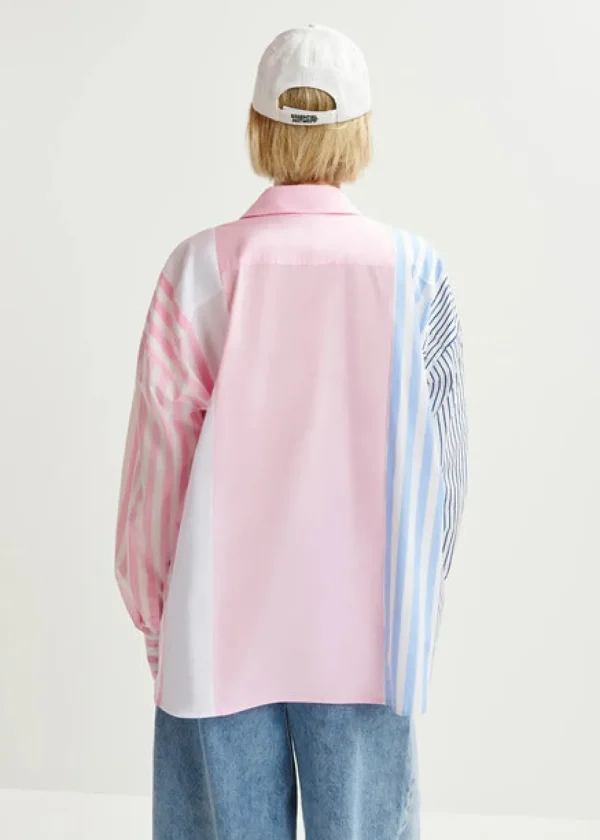ESSENTIEL Pink & White Stripe Shirt