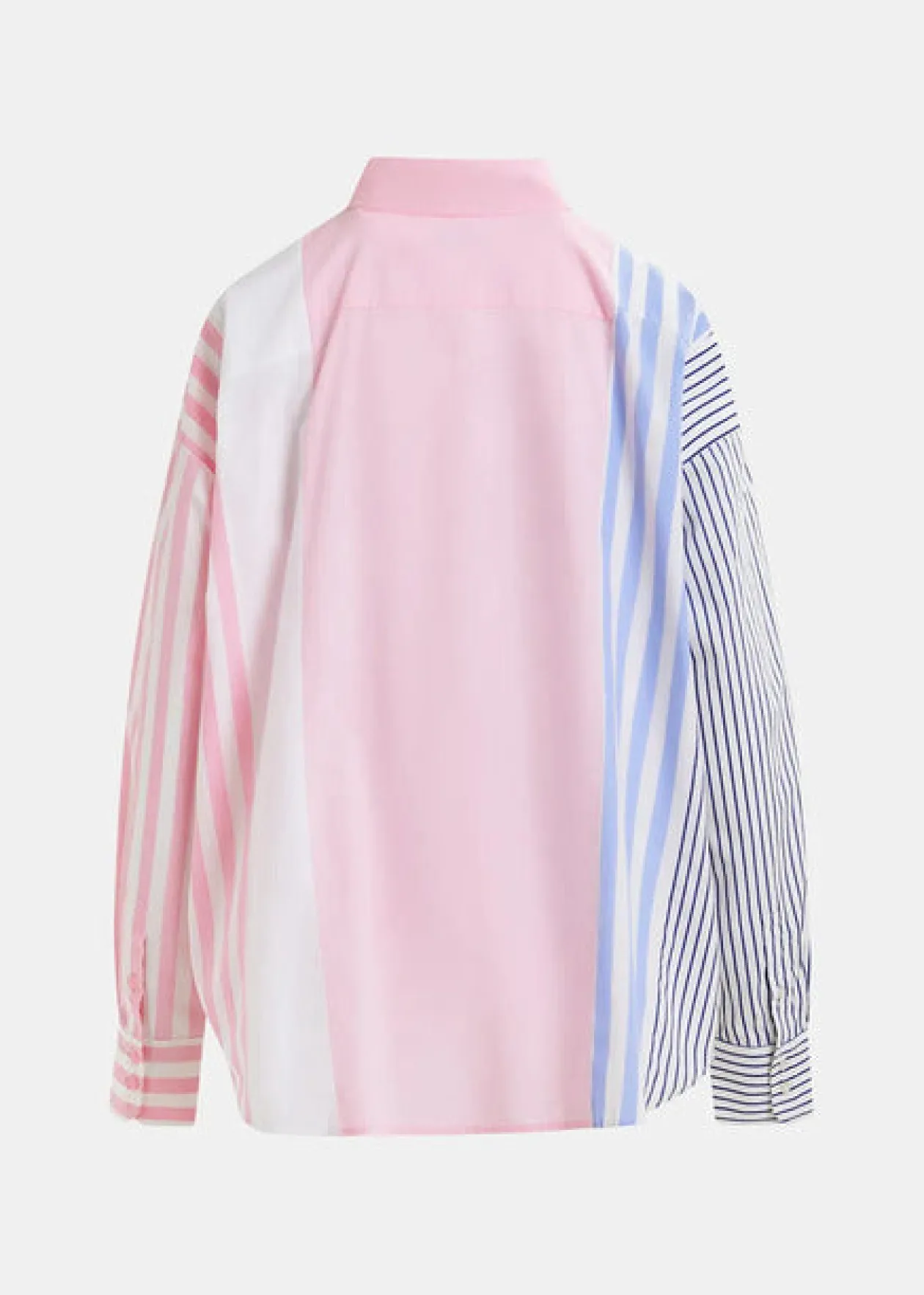 essentiel_pink_amp_white__5.webp ESSENTIEL Pink & White Stripe Shirt