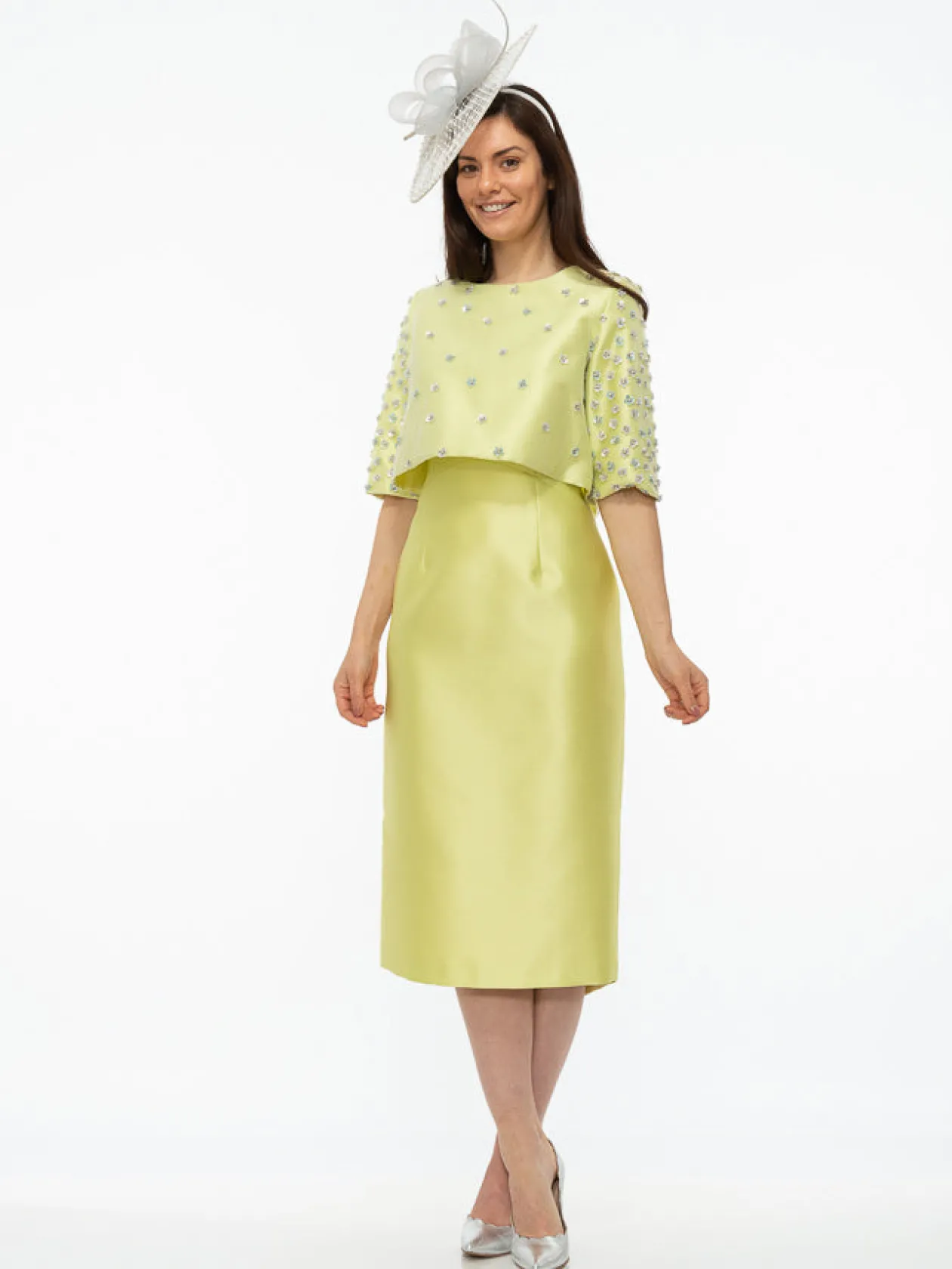 fely_campo_lime_dress_wit_1.webp Fely Campo Lime Dress with Embellished Jacket
