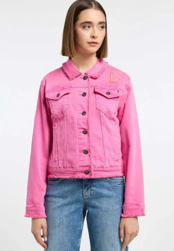 FRIEDA & FREDDIES Pink Denim Jacket