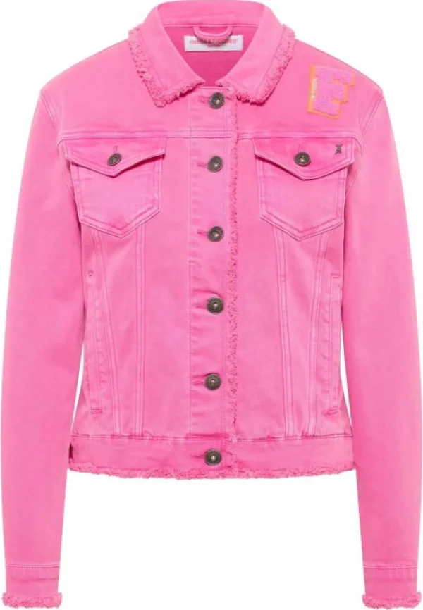 FRIEDA & FREDDIES Pink Denim Jacket