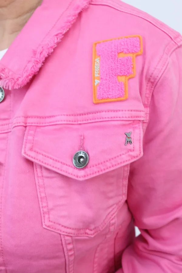 FRIEDA & FREDDIES Pink Denim Jacket