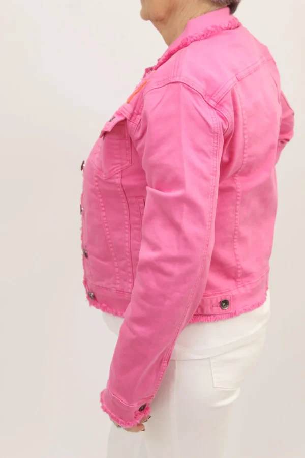 FRIEDA & FREDDIES Pink Denim Jacket