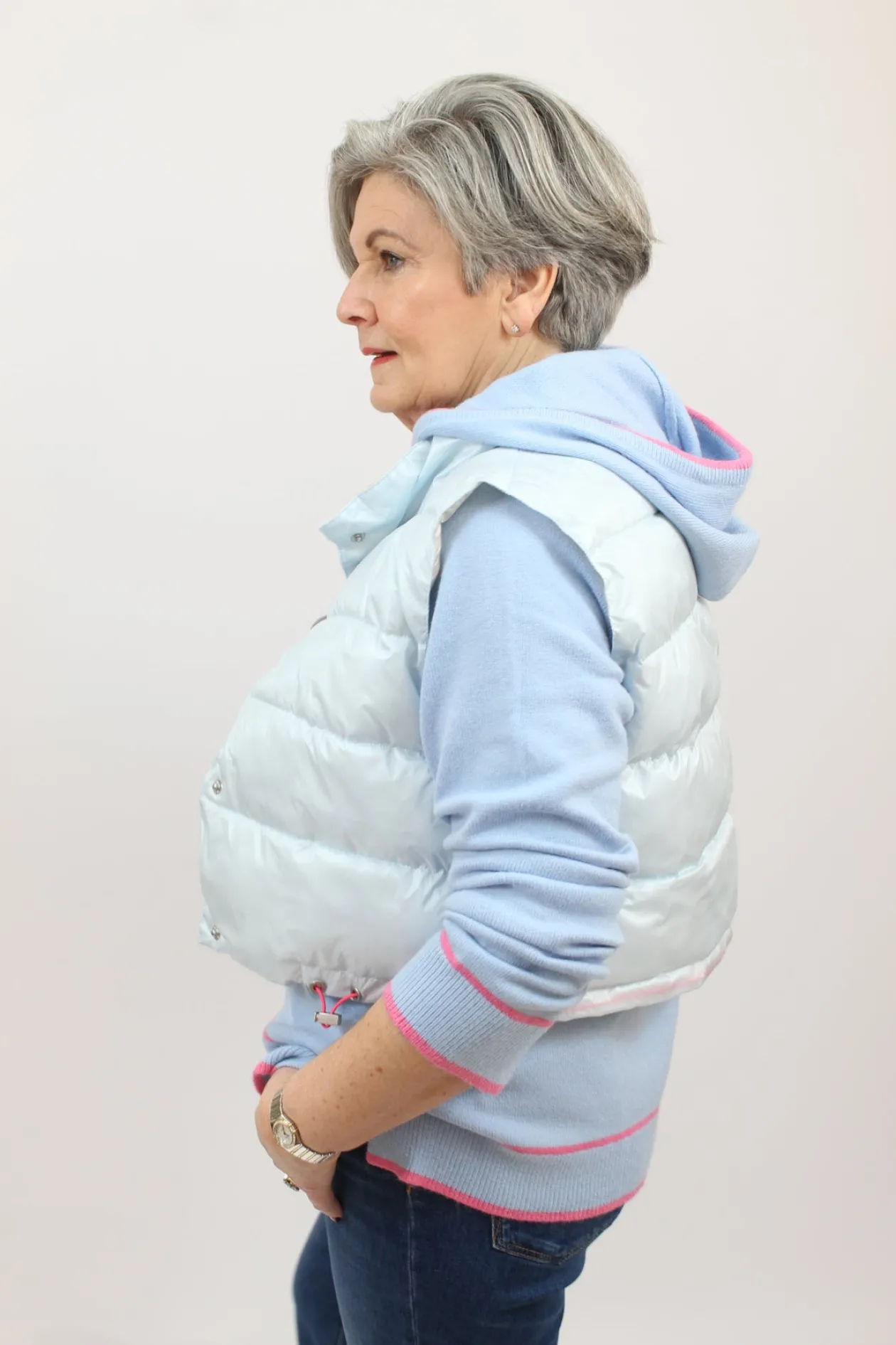 frieda_amp_freddies_rever_4.webp FRIEDA & FREDDIES Reversible Ice Blue Short Gilet