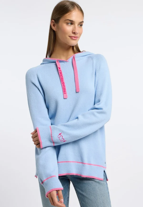 FRIEDA & FREDDIES Sky Blue Hoodie