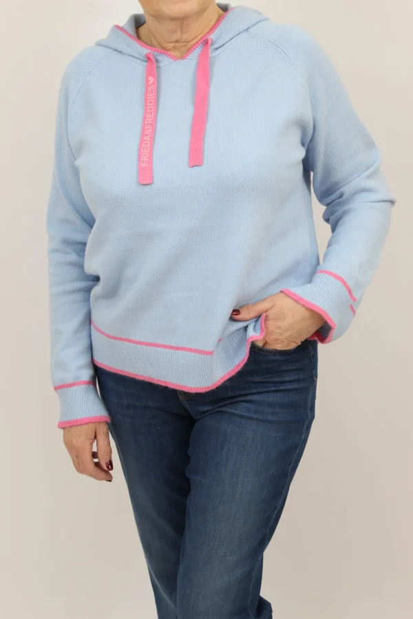 FRIEDA & FREDDIES Sky Blue Hoodie