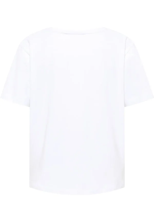 FRIEDA & FREDDIES White Palm Tree Printed T shirt