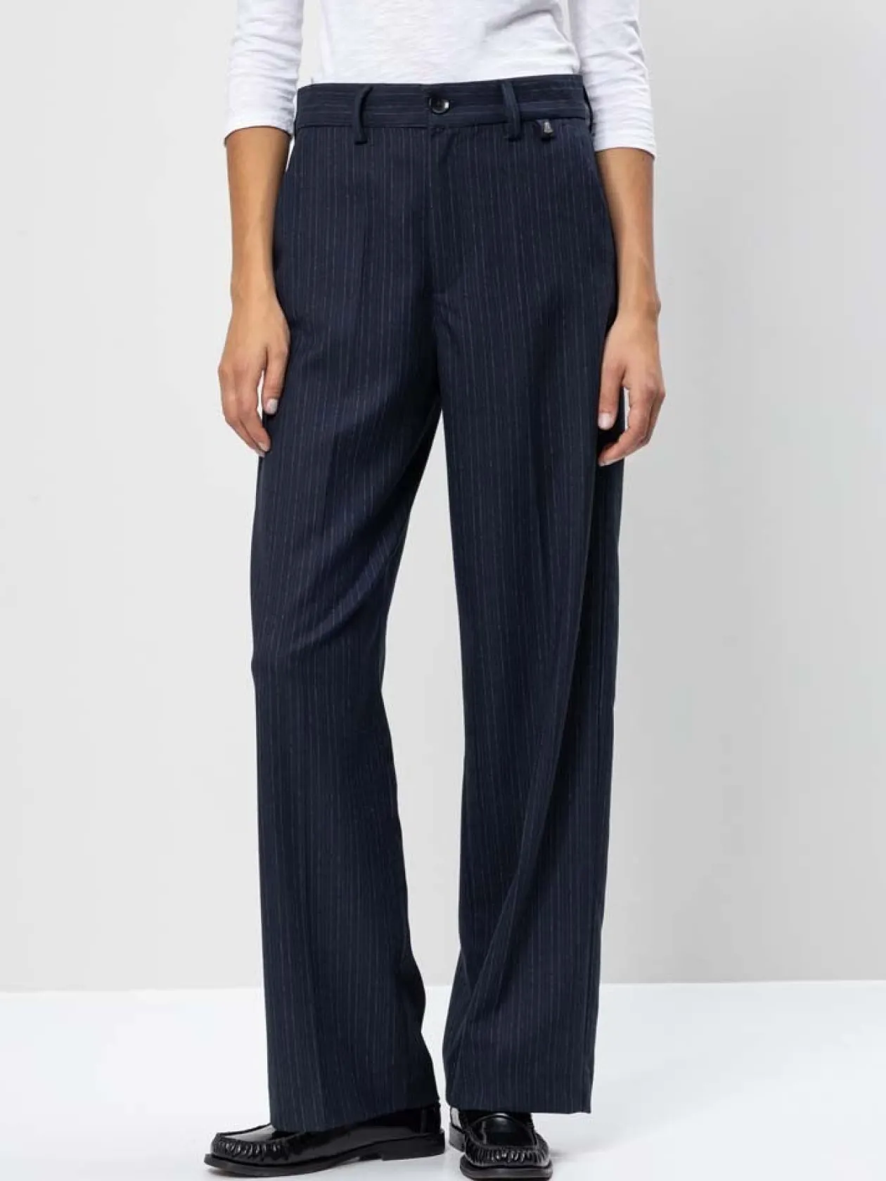 h_navy_pinstripe_pants_1.webp H Navy Pinstripe Pants