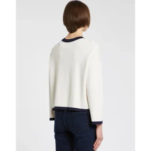 IBLUES Cream Boxy Cardigan