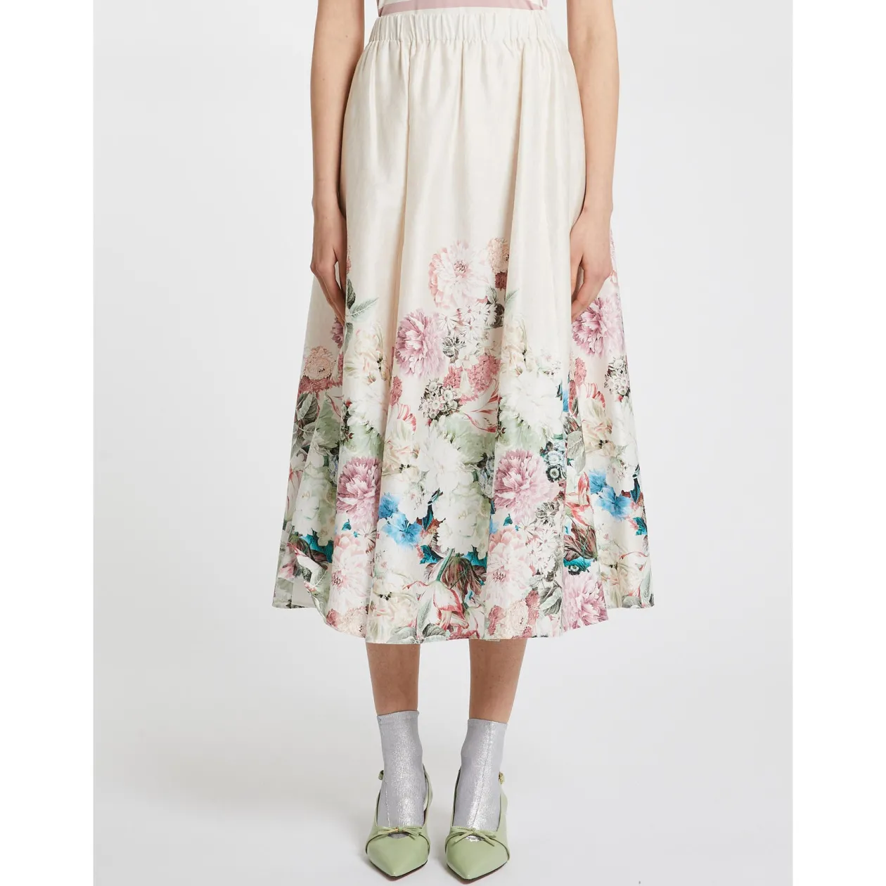 iblues_floral_print_skirt_0.webp IBLUES Floral Print Skirt