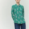 IBLUES Green Floral Blouse