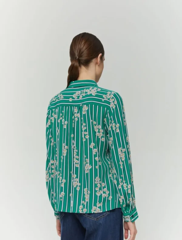 IBLUES Green Floral Blouse