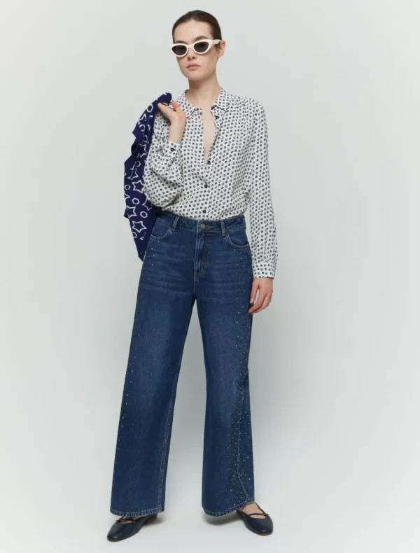 IBLUES Ivory Star Blouse