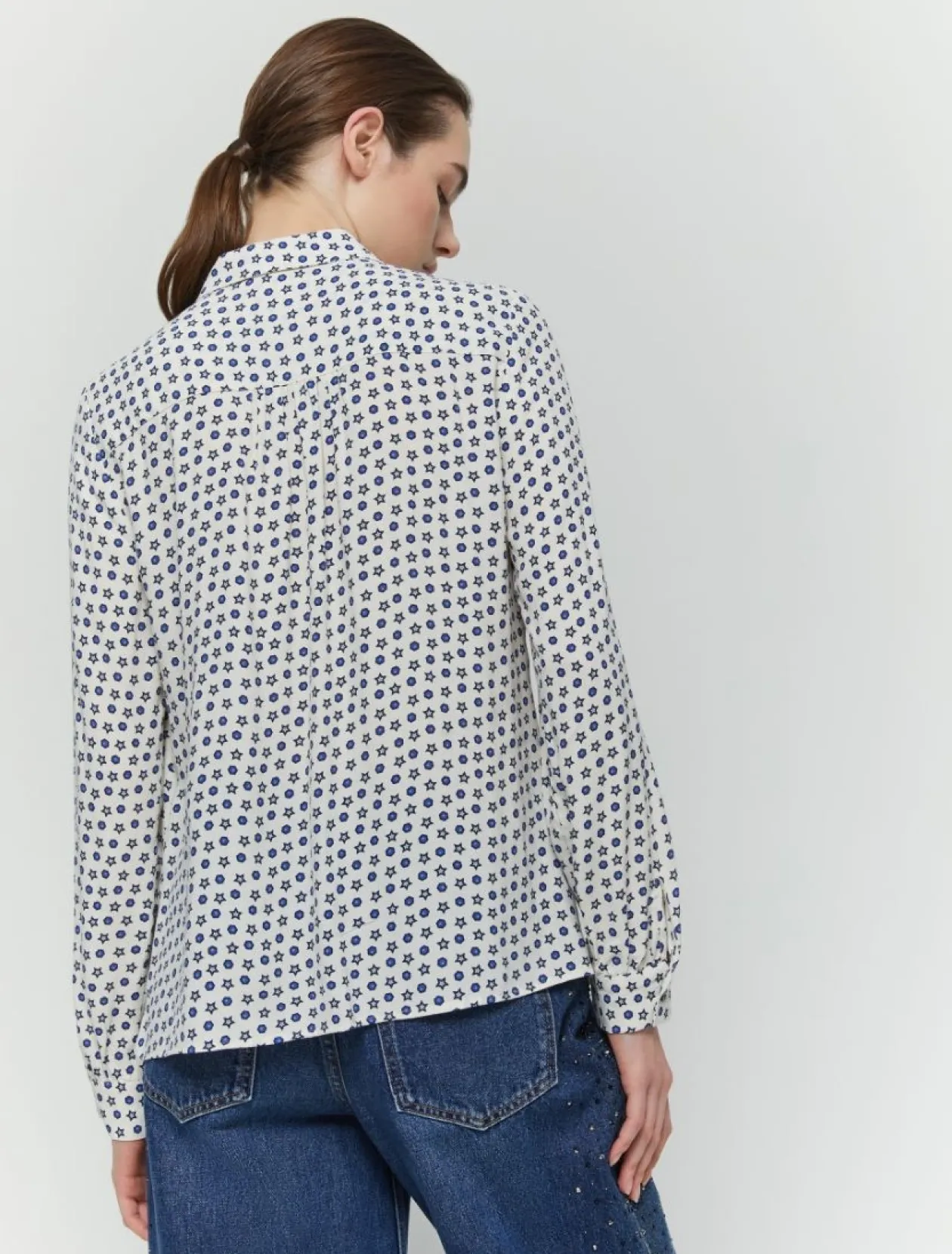 iblues_ivory_star_blouse_3.webp IBLUES Ivory Star Blouse