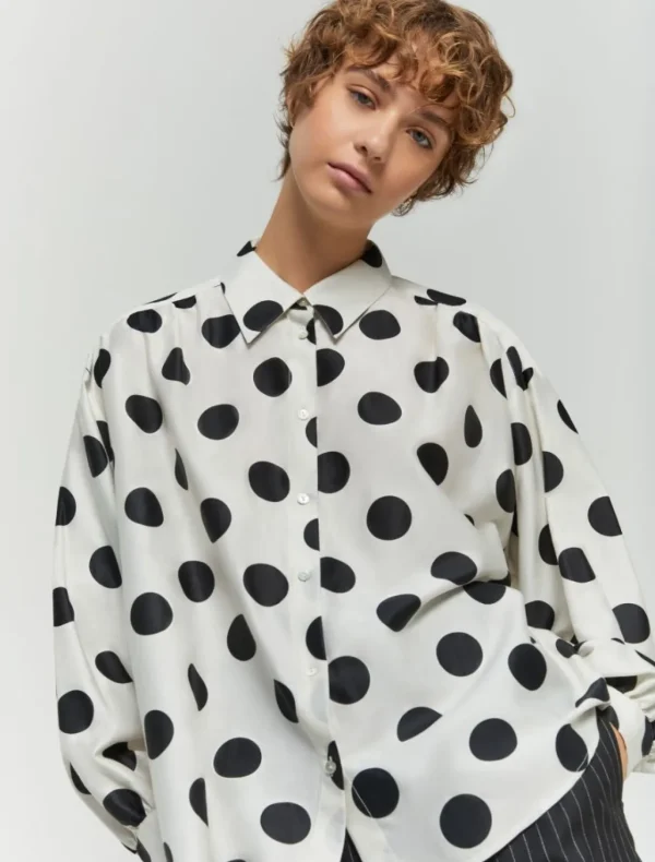 IBLUES Polka Dot Blouse
