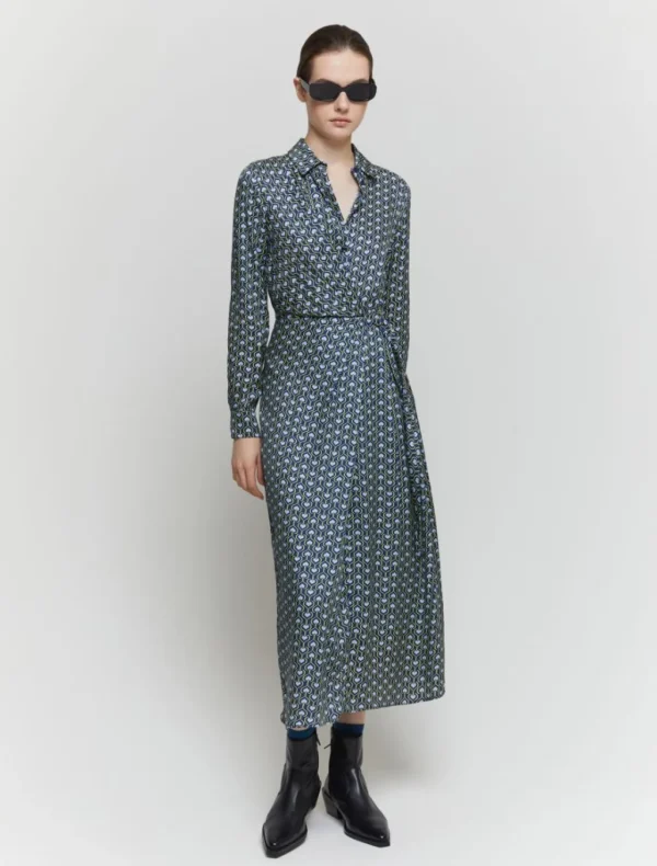 IBLUES Printed Blue Dress