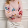 JEFF Floral Pink Sweater