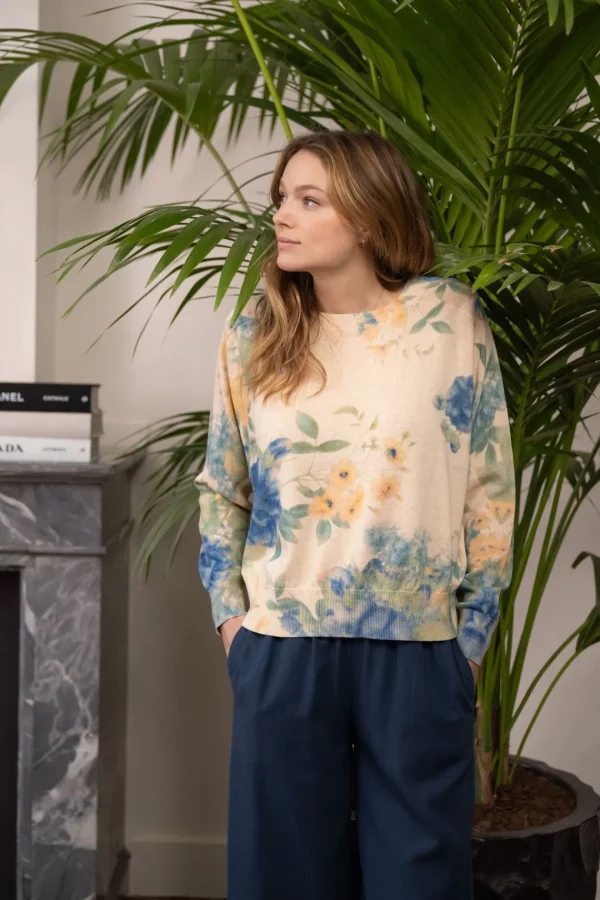 JEFF Floral Sweater