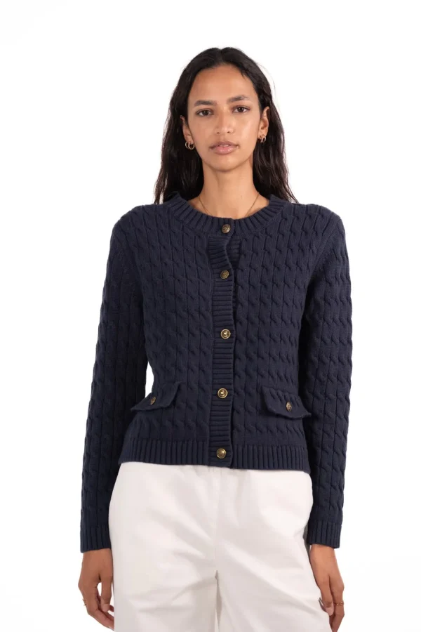 JEFF Navy Cardigan