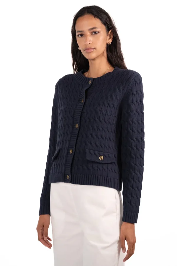 JEFF Navy Cardigan