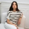 JEFF Short-Sleeve Striped Jumper