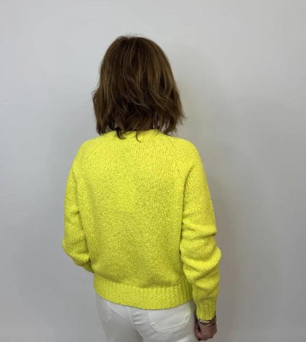 JEFF Yellow Heart Sweater
