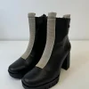 JOSE SAENZ Black & Beige Boot