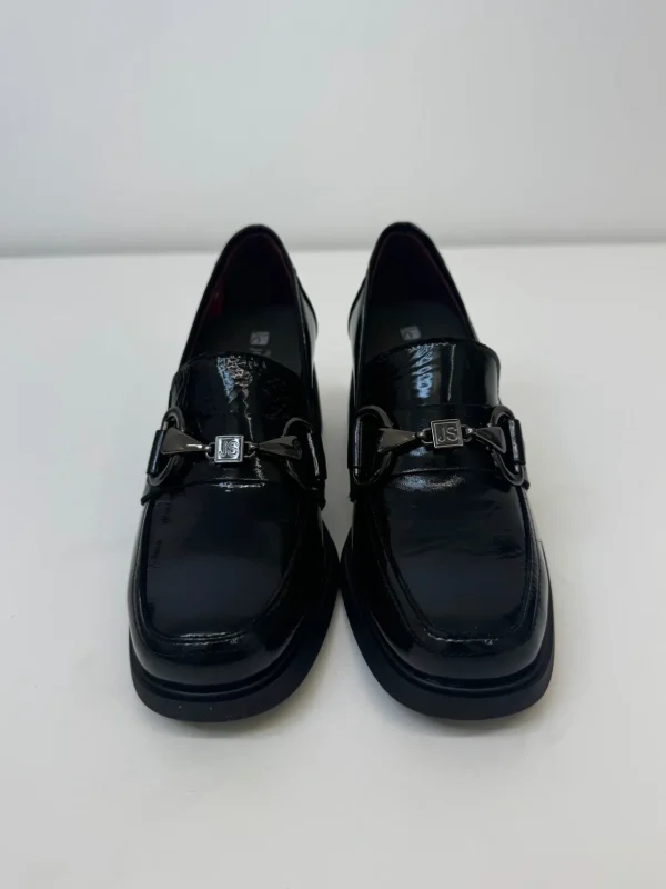 JOSE SAENZ Black Heel Loafers