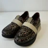 JOSE SAENZ Leopard Print Loafers