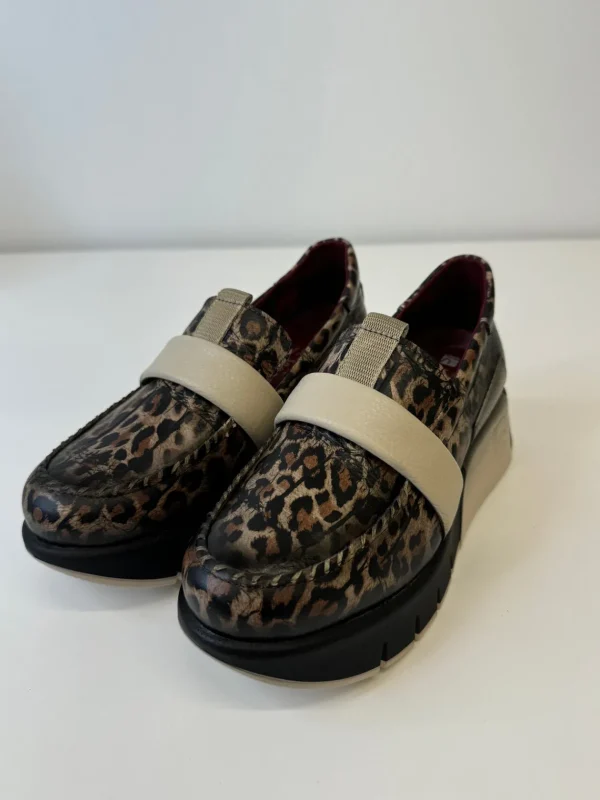JOSE SAENZ Leopard Print Loafers