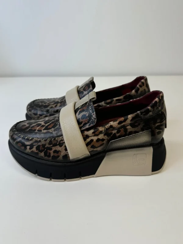 JOSE SAENZ Leopard Print Loafers