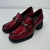 JOSE SAENZ Red Heel Loafers