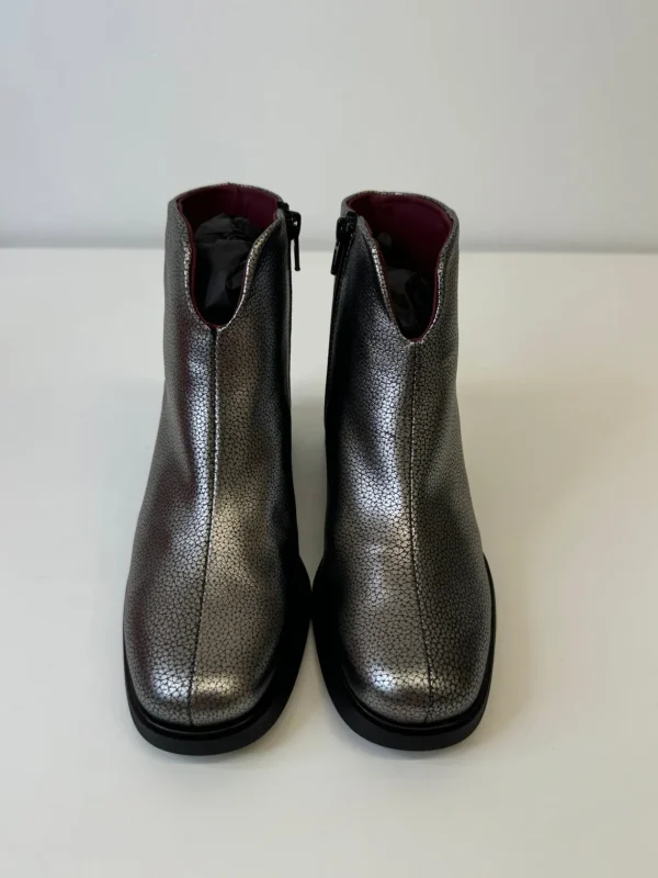 JOSE SAENZ Silver Shiny Croc Boots