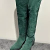 JOSE SAENZ Tall Green Suede Boots