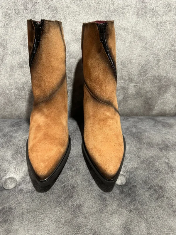 JOSE SAENZ Tan Suede Boots
